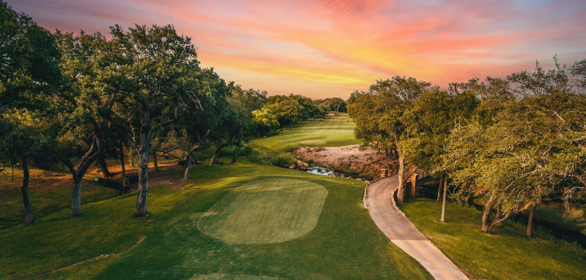 Ram Rock golf course sunset